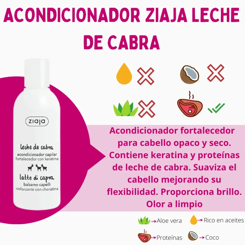 Ziaja Acondicionador Capilar Fortalecedor con Keratina 200ml - 1